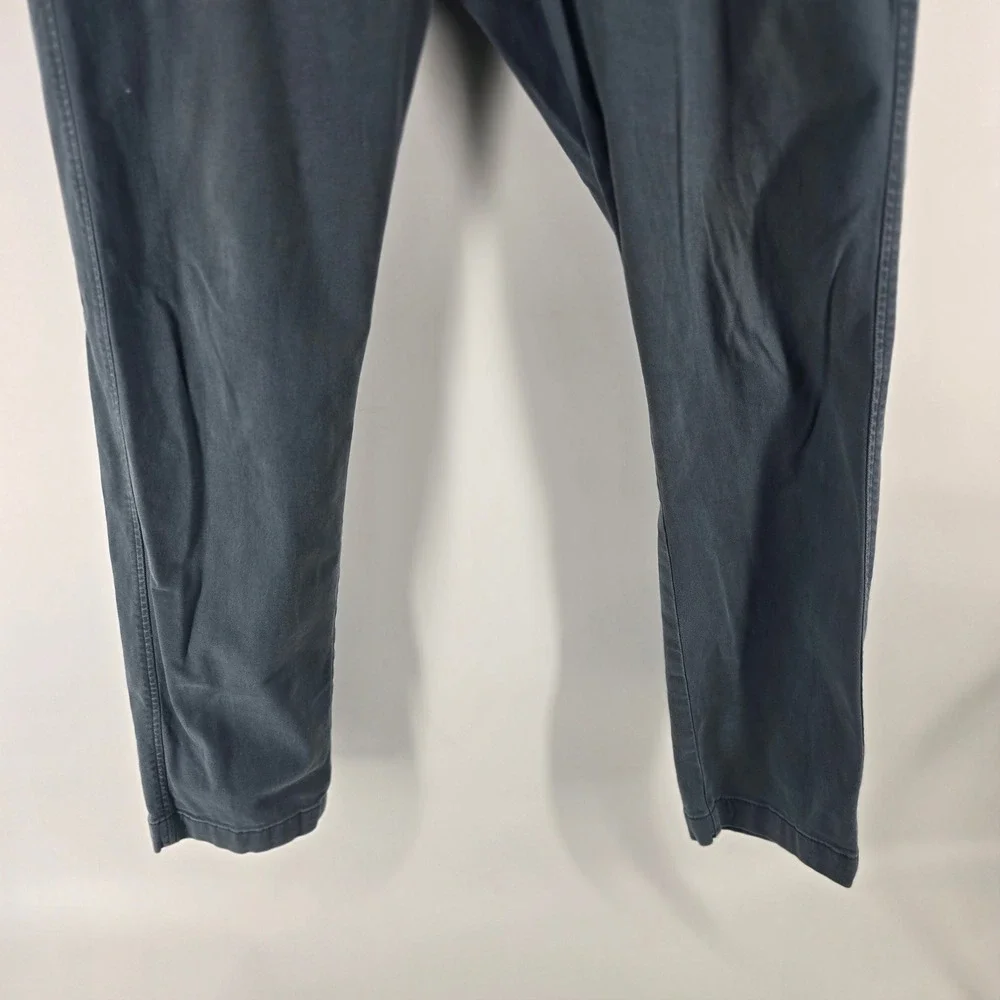 Levis XX Chino Pants Mens 32 Slate Blue Standard Taper Stretch Cotton Trousers